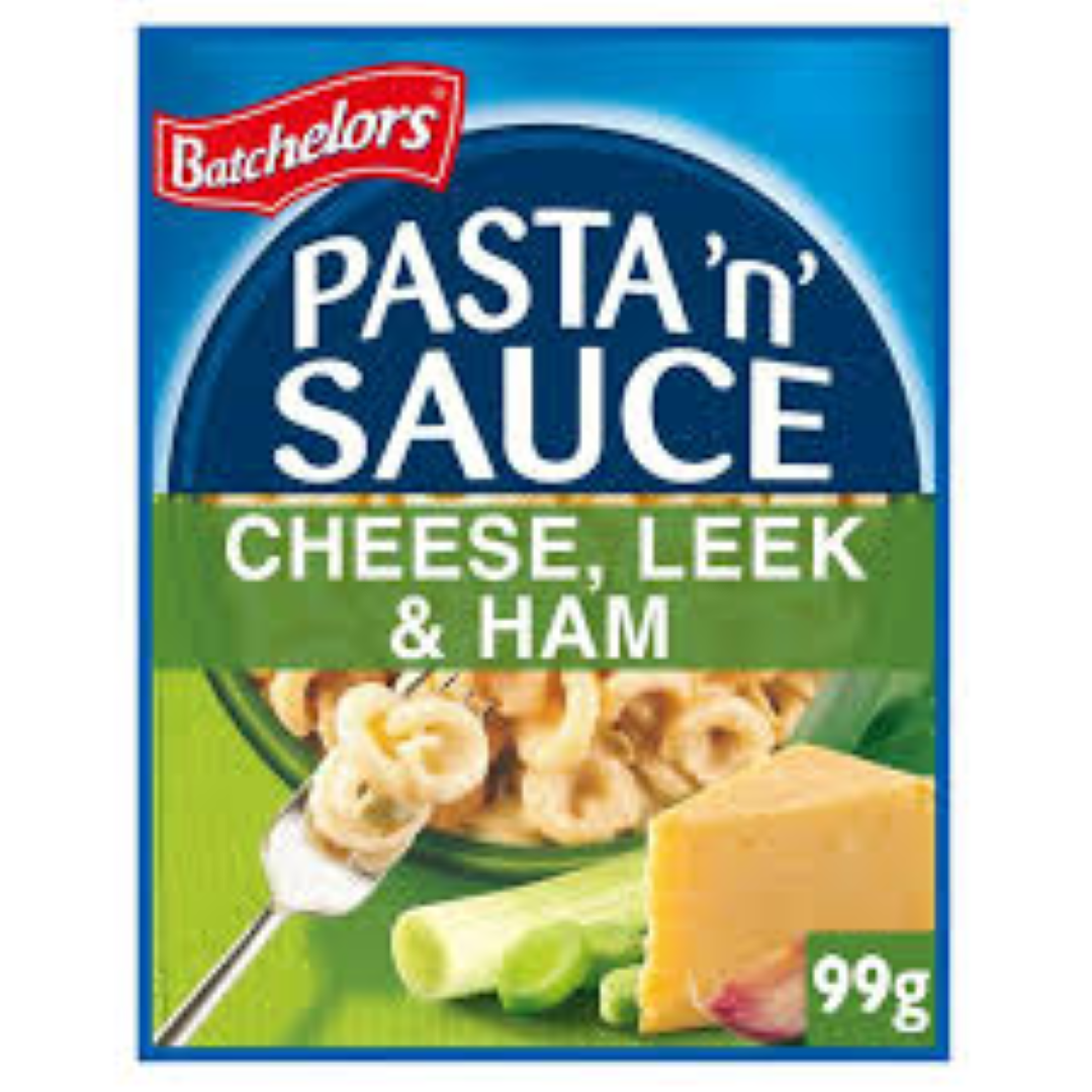 BATCHELORS PASTA N SAUCE CHEESE LEEK & HAM 110G